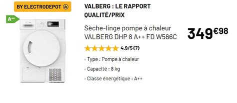 Promo S Che Linge Pompe Chaleur Valberg Dhp A Fd W C Chez