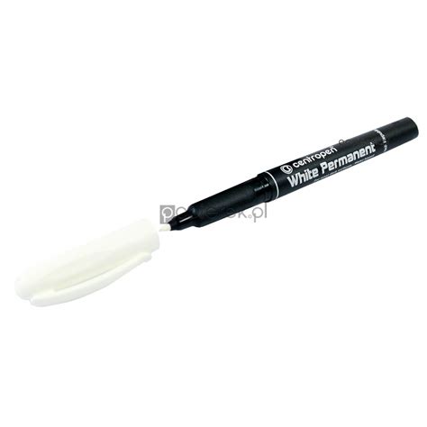 Marker Centropen biały 1,2 mm permanentny