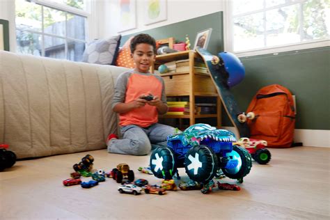 Hot Wheels Monster Trucks Mega Wrex R C Blue Hww Best Buy