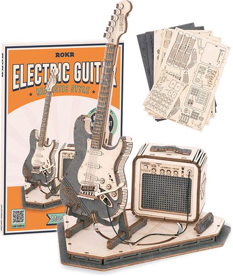Buy Rokr Toy Guitar Diy Kitstem Projects For Kids 8 12model Kits For