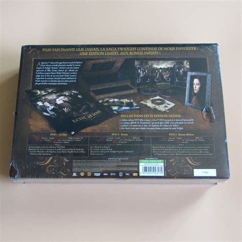 Coffret DVD Twilight Chapitre 2 Tentation Édition Ultime Limitée