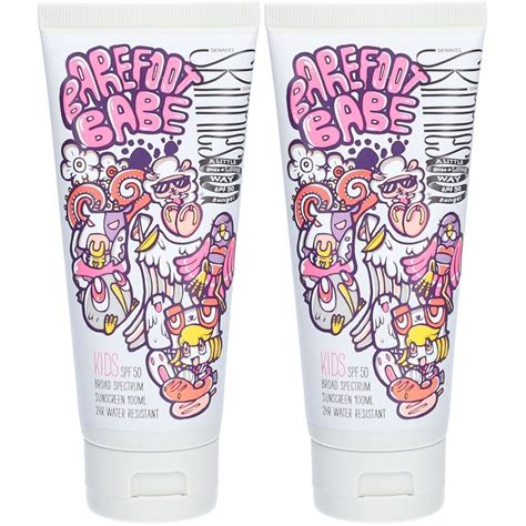 Skinnies Gel Solaire Enfant Barefoot Babe SPF50 2x100 Ml Farmaline