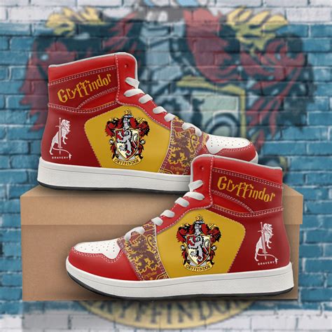 Gryffindor Harry Potter Jordan 1 High Sneaker Shoes Robinplacefabrics