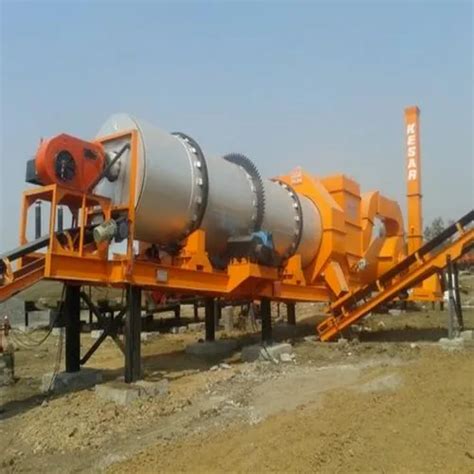 Asian Tech Automatic Asphalt Drum Type Hot Mix Plant No Of Bins Total Storage 4 Capacity Dm