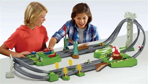Hot Wheels Mario Kart Mario Circuit Deluxe Track Set Mattel Toys Toywiz