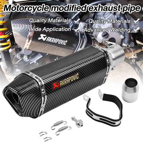 Akrapovic M Full Exhaust Pipe Mm Mm Universal Motorcycle Exhaust