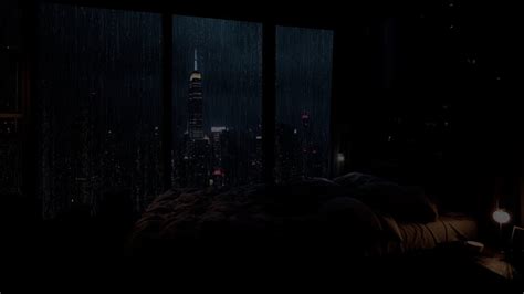 3 Hours Of Gentle Night Rain Sounds Relaxing Soft Thunderstorm