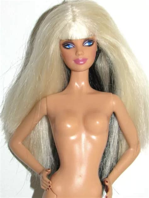 MATTEL BARBIE NUDE Blonde Brunette Mixed Hair Model Muse For Ooak PicClick CA