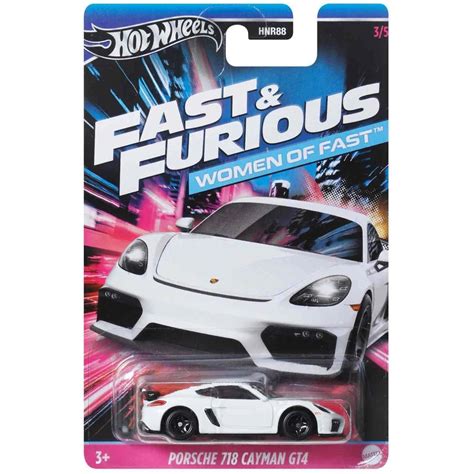 Машинка Hot Wheels Fast Furious Porsche 718 Cayman GT4 3 5 HNR88 HRW38 купить с доставкой