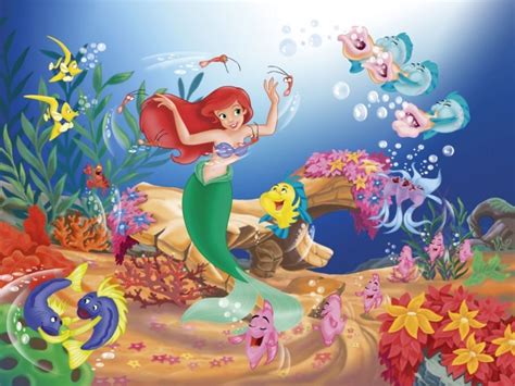 Planos De Fundo E Arte Digital Planos De Fundo Ariel E Personagens