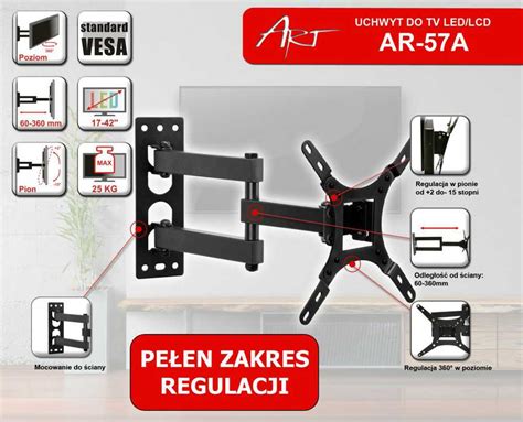 ART RAMT AR 57A ART Laikiklis AR 57A Prie Televizoriaus LCD LED 17 42