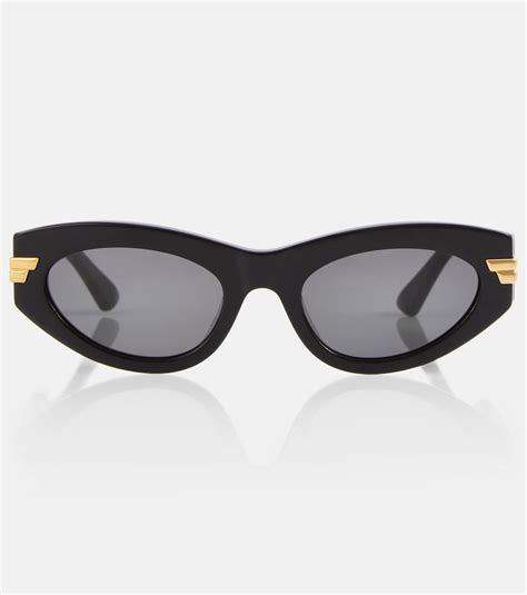 classic oval sunglasses  black bottega veneta mytheresa