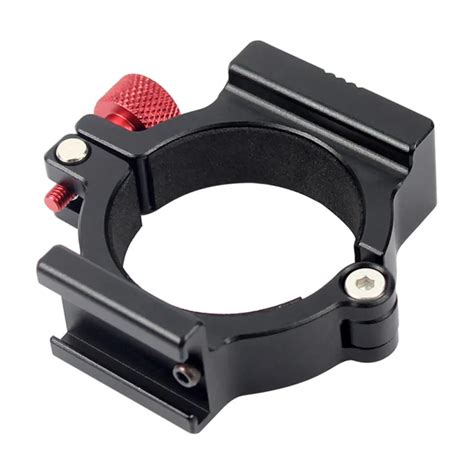 Microphone Mount Video Light Accessory Durable Black Hot Shoe Adapter Fixed Stabilizer Ring