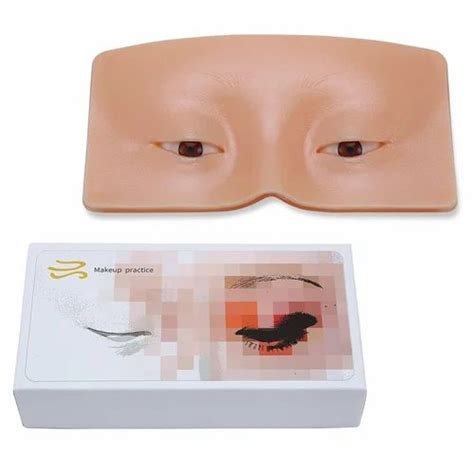 Skin Silicone Eye Makeup Practice Board Type Of Packaging Box Single