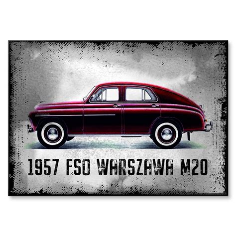 Metal Poster Fso Warszawa M Steelposter