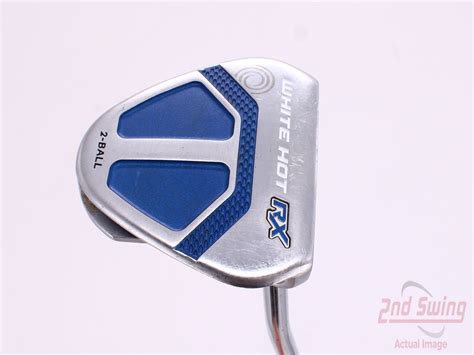 Odyssey White Hot RX Ball V Line Putter Face Balanced Steel Right Handed In Nd Swing Golf