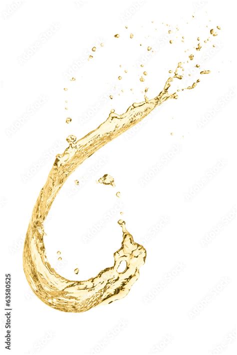 splash of white wine Stock Photo | Adobe Stock