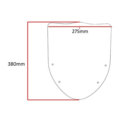 Powerbronze High Naked Light Tint Screen Yamaha Mt