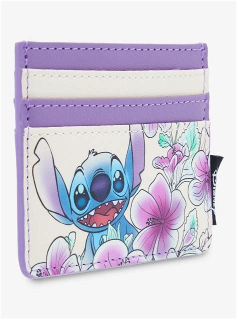 Hot Topic Loungefly Disney Lilo Stitch Hibiscus Flowers Cardholder Mall Of America