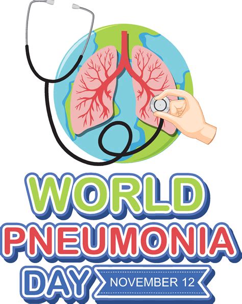 World Pneumonia Day Logo Design 14074289 Vector Art at Vecteezy