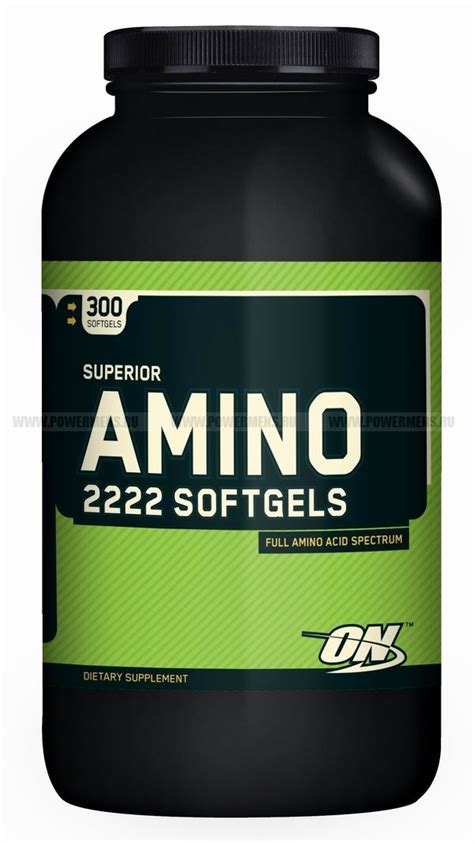 Optimum Nutrition, Superior Amino 2222 SOFTGELS (300 капс)