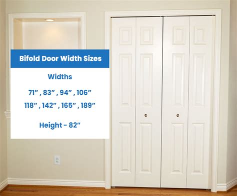 Bifold Door Sizes (Standard & Closet Dimensions) - Designing Idea