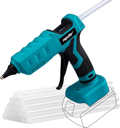 Amazon 100W Cordless Hot Glue Gun Compatible With Makita 18V Battery TOOL ONLY High Temp