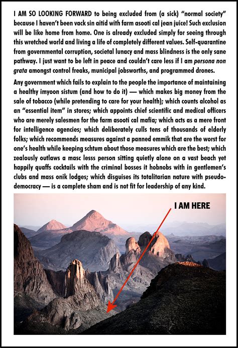 Looking Forward To Being Excluded From Normal Society The Naked Troubadour