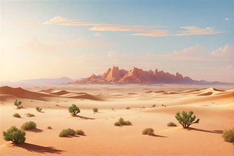 Desert Scenery Graphic by Forhadx5Creative Fabrica