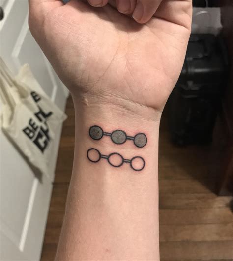 My first tattoo | DnD Succeeded Death Saves by Daryl @ Scarecrow