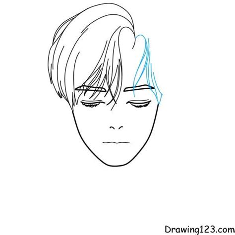 stap  teken de oren van de man aan de zijkanten