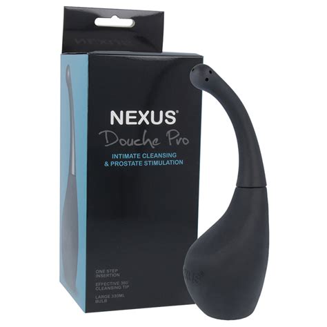 Anal Toy Nexus Anal Douche With Prostate Nozzle Black