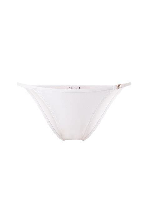 Calvin Klein Underwear Bikiniunderdeler String Cheeky Bikini Hvit Bikini Underdeler Ellos No