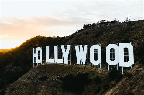 Hollywood on a hill above Los Angeles, California image - Free stock