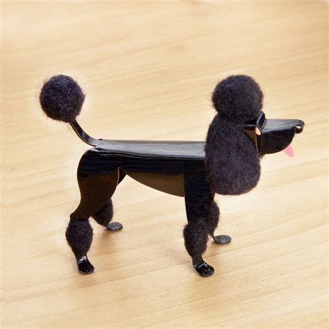 Standard Poodle Dog Sculpture, Handmade Copper Miniature, Collectible ...