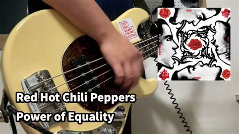 Red Hot Chili Peppers Power Of Equality BASS COVER YouTube