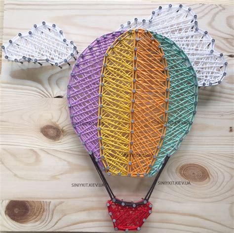 string-art-balloon-мастер-классы-киев-стринг-арт | Çivi ve i̇p sanatı ...