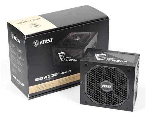 Обзор блока питания MSI MPG A750GF мощностью 750 Вт