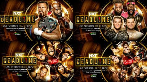 Wwe Nxt Deadline 2022 All Match Card Confirmed 2022 John Cena Return