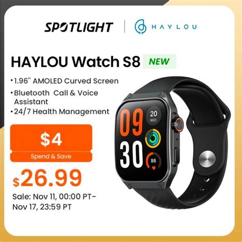 Смарт-часы HAYLOU Watch S8 - купить недорого цены, характеристики, отзывы