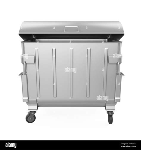 Garbage Dumpster Isolated Stock Photo Alamy