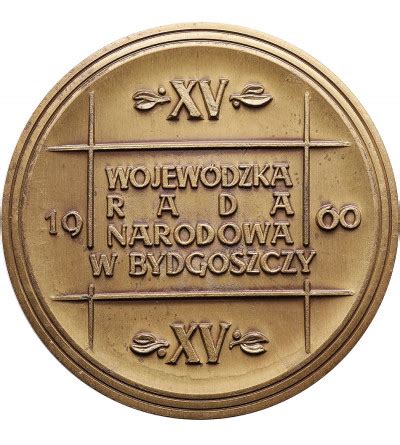 Polska PRL Medal 1960 XV lecie Wojewódzkiej Rady Narodowej w