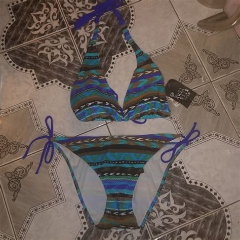Full Tilt Swim Full Tilt Swim Ikat Bikini Nwt Poshmark