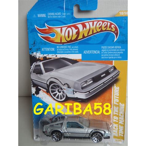 Hot Wheels Delorean De Volta Para O Futuro Time Machine Premiere Series Gariba Shopee