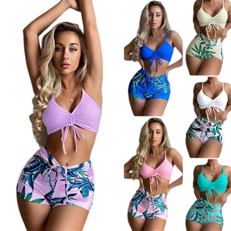 3 częściowy seksowny piękny strój kąpielowy bikini 13586224417 oficjalne archiwum Allegro
