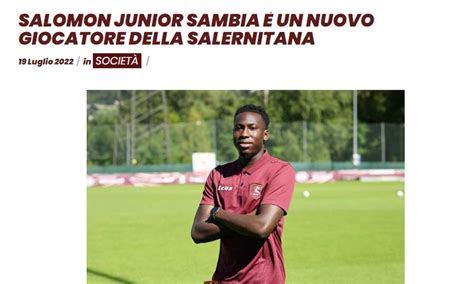 Salernitana Juve Sambia Dobbiamo Provarci Ilbianconero