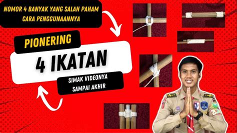 Ikatan Pramuka Ikatan Palang Silang Delapan Canggah Empat