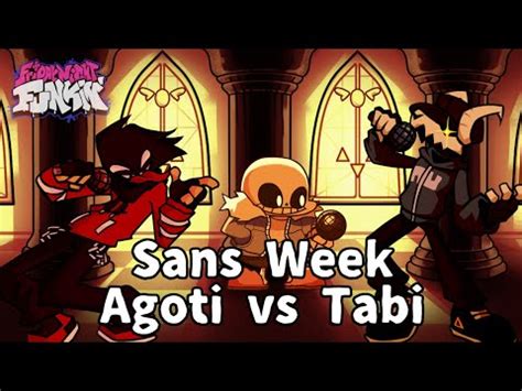 Friday Night Funkin Sans Week Song But Agoti Old And Tabi Sing It