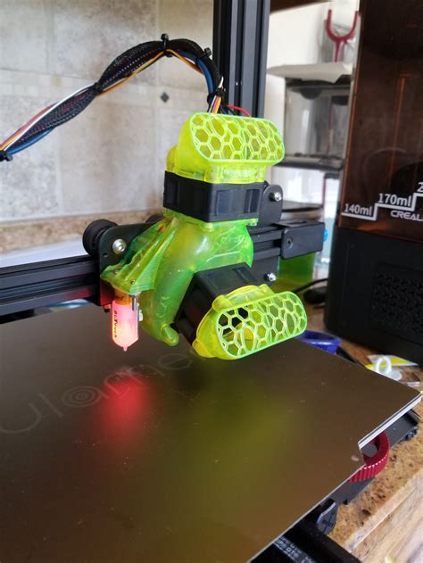 D Printed Ender V Pro Max Dual Mm Axial Fan Hot End Duct Fang Cr Micro