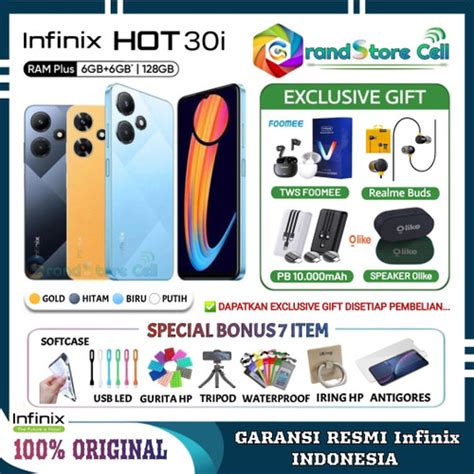 Promo Infinix Hot I Ram Gb Ram Plus Gb Gb Garansi Resmi Infinix I Putih